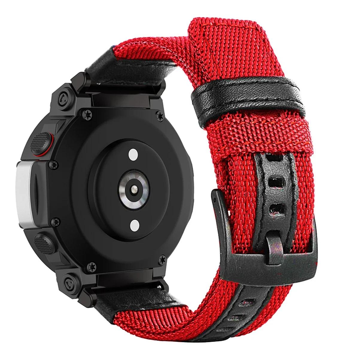 

Новий нейлоновий ремінець для Amazfit T-rex 3 2 Ultra Ремінець для годинника Спортивний браслет для Amazfit Trex Pro T Rex Tyrannosaurus Ремінець для смарт-годинника T-Rex 3 червоний
