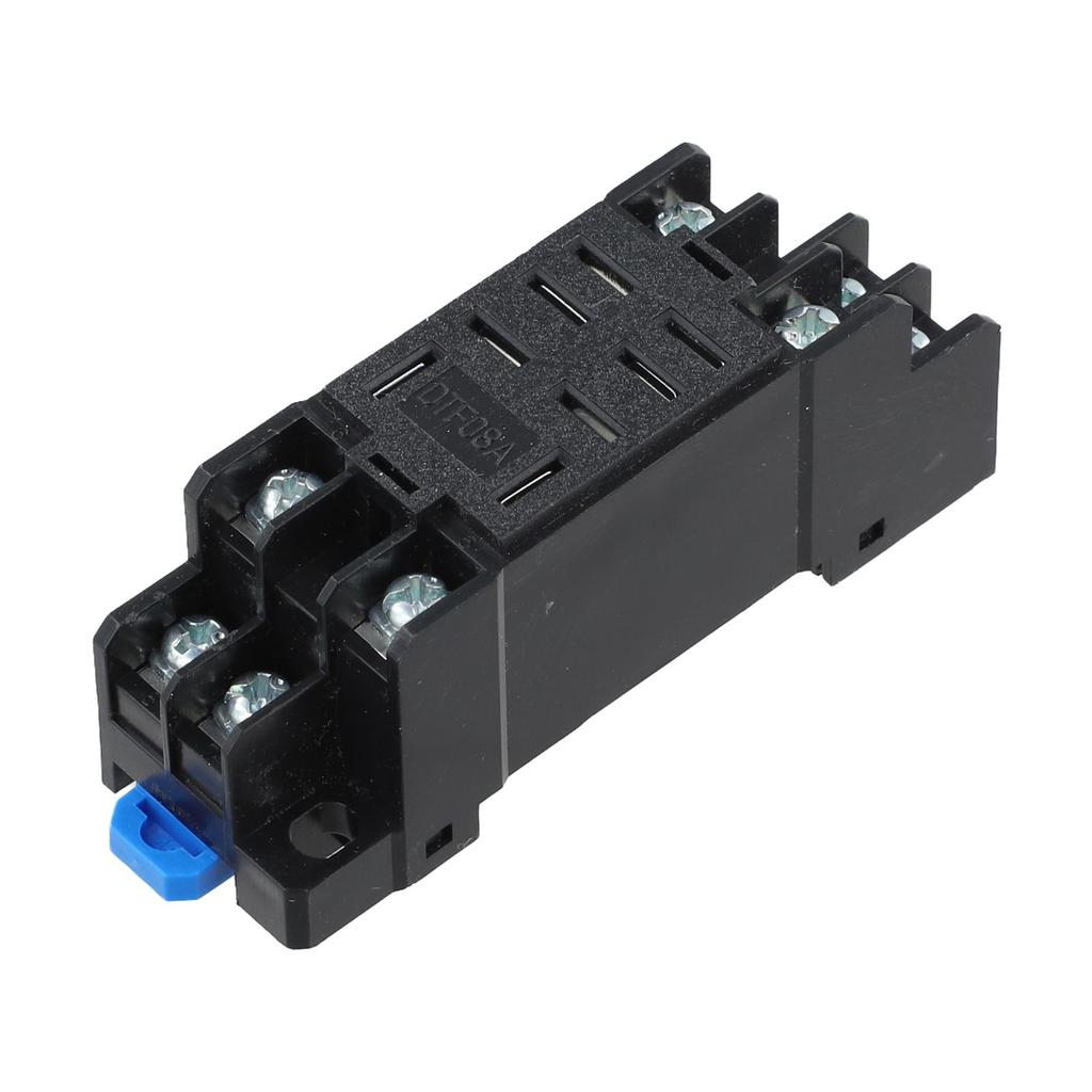 Compatible Relay Socket 8-Pin Socket Base For Electrical Equipment Industrial Equipment Usage 6.8 X 2.2 X 2.8cm