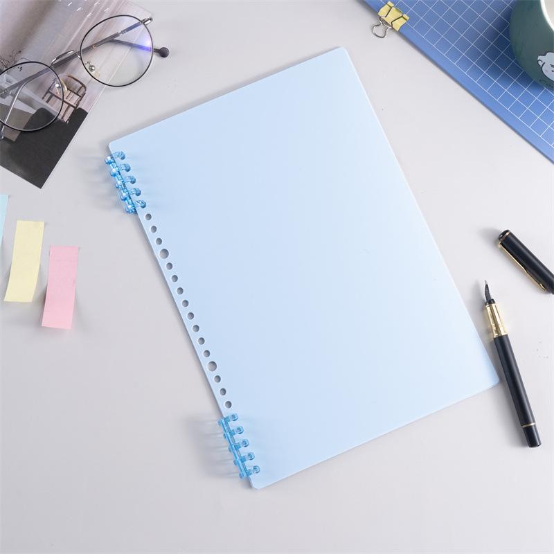 A4 B5 A5 4Pcs DIY Loose Leaf Notebook Refill Spiral Cover Index Paper Inner Pages Daily Planner Line Grid Blank Agenda