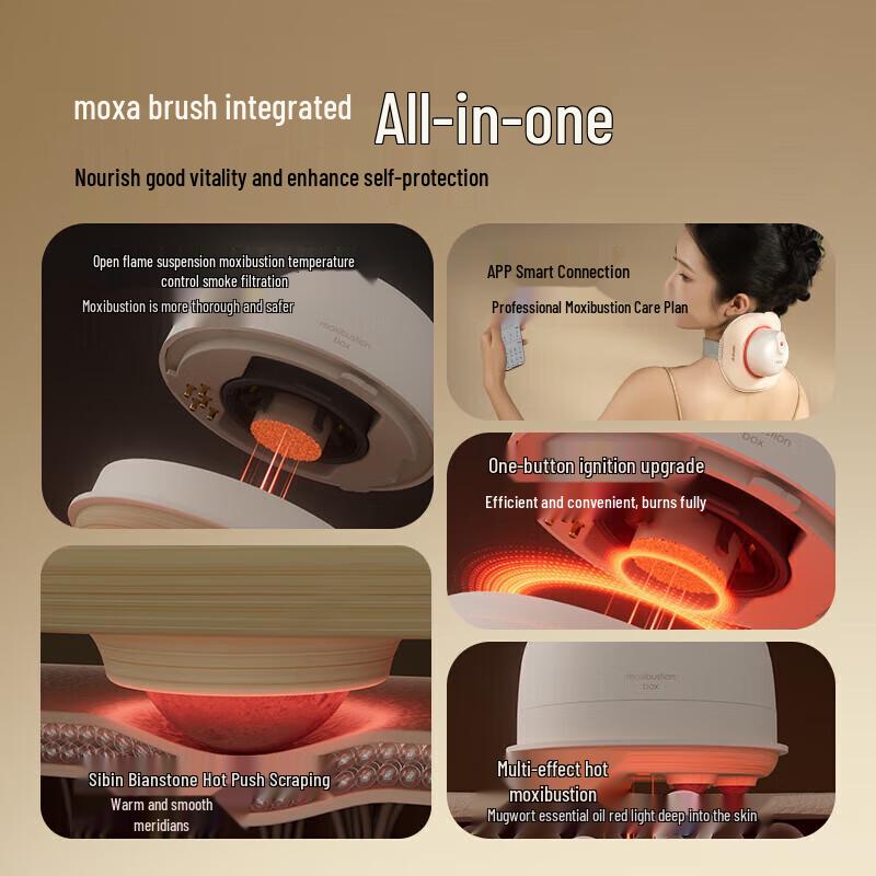 breo Smart Electric Moxibustion and Gua Sha Device CN plug (adapter included)