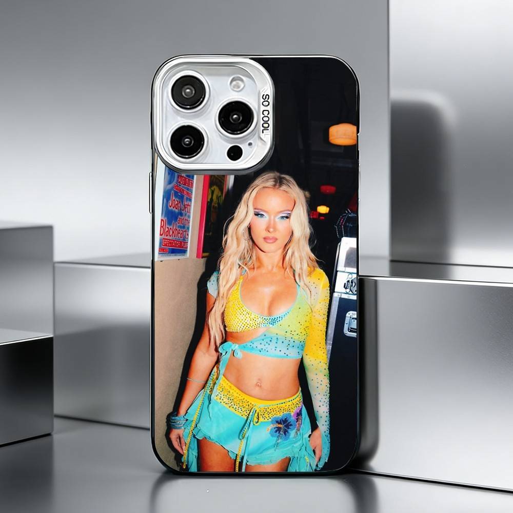 S-Singer Z-Zara L-Larsson Venus Чехол для телефона для iPhone 17,16,15,14,13,12,11 Plus,Pro Max,XS,Цветной серебристый чехол для телефона iPhone16promax