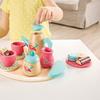 Hape Pretend Play Tea Time X X Ages 3 and Wooden Pretend Play E3207 Set, 30.3 24.3 8.2 Cm, Up, Toy,