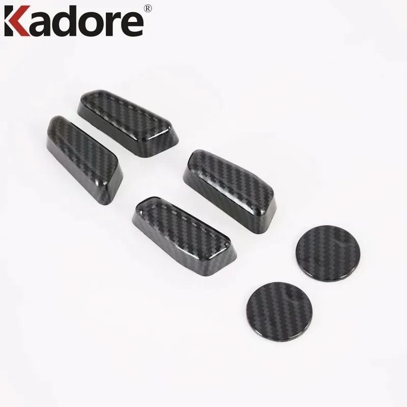 For Hyundai Sonata -  2024 Carbon Fiber Car Seat Adjustment Switch Control Button Cover Trim Interior Accessories