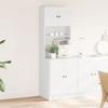 VidaXL Kitchen Cabinet White 60x50x180 Cm Engineered Wood, Kitchen Cupboard, Kitchenette Unit, Storage Unit 3276637
