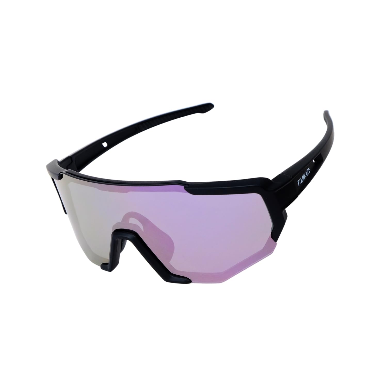 

Sports Exercise UV Includes Polarized For Trail 4 Interchangeable Ultra Stays In Includes Storage Case [FUJIKAZE] Sunglasses, Sunglasses, UV400, 99% рожевий