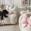 A Cute Bow Pillow - Soft,Hand Washable,Perfect for Bedroom&Sofa Decorations Ideal Gift | Room Décor|Decoration Throw Pillow Halloween Easter Christmas