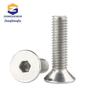M2-M6 304 Stainless Steel Countersunk Hex Head Screw