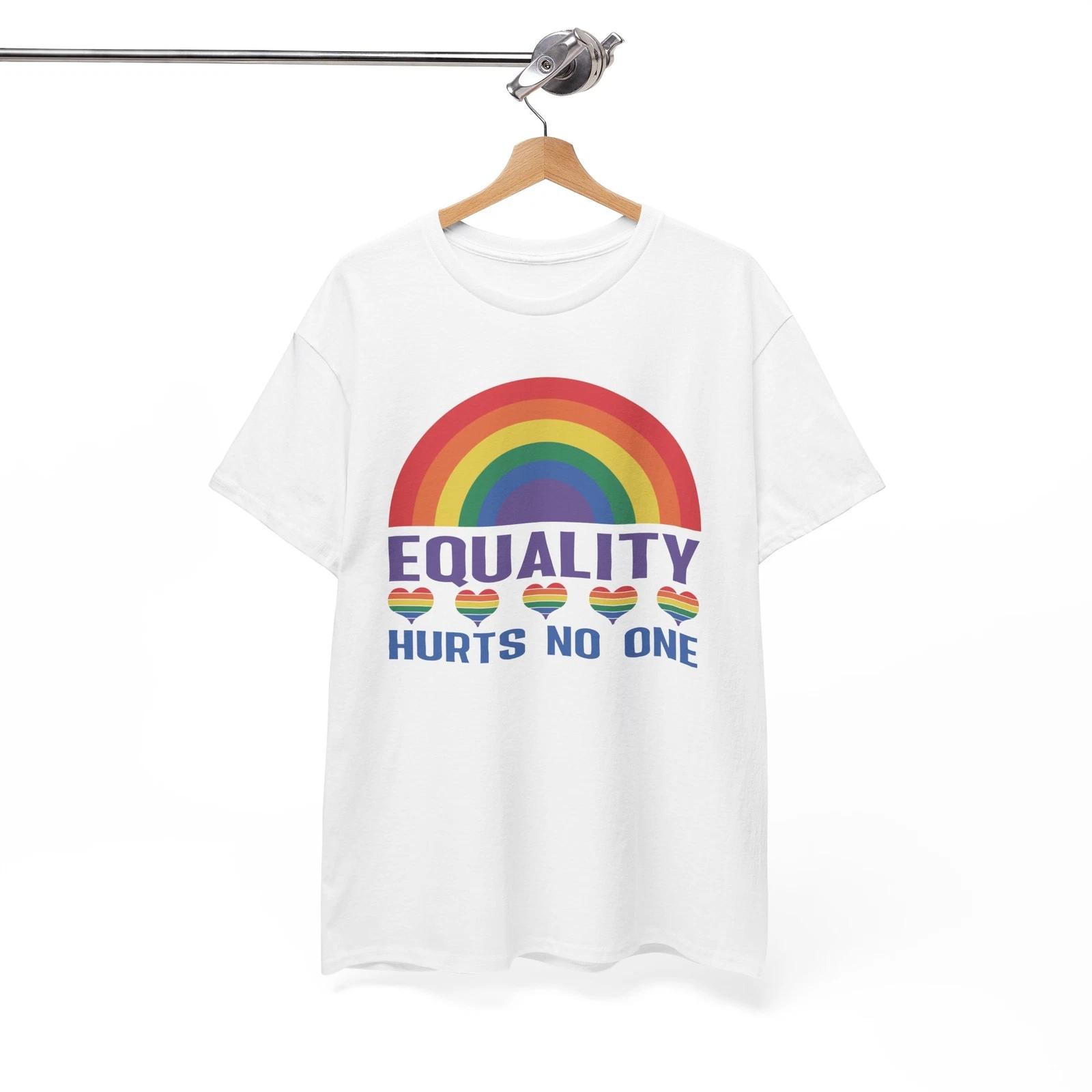 

Proud & Loud T-Shirt | LGBTQ+ Activist Tee | Equality hurts no one Shirt 2XL