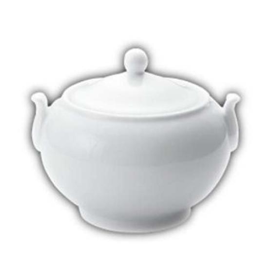 Wedgwood White Connaught Sugar Pot with 53610003710 Lid, 9cm,