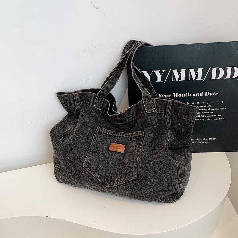 Sac à Bandoulière Grande Capacité Sac Fourre-Tout Vintage pour Femmes Sac à Main Étudiant