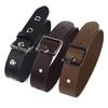 Outerwear Cuff Replacement Straps with PU Leather Look and Buckles Closure, 2 Pack Cuff Fasteners for Coat Sleeve Tightening Tasks