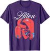 Smiling Friends Allen Collage Fancy Chrome Text Cartoon T-Shirt