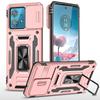 Armor Series For Motorola Edge 40 Neo 5G Case PC+TPU Phone Cover with Kickstand/Lens Shield
