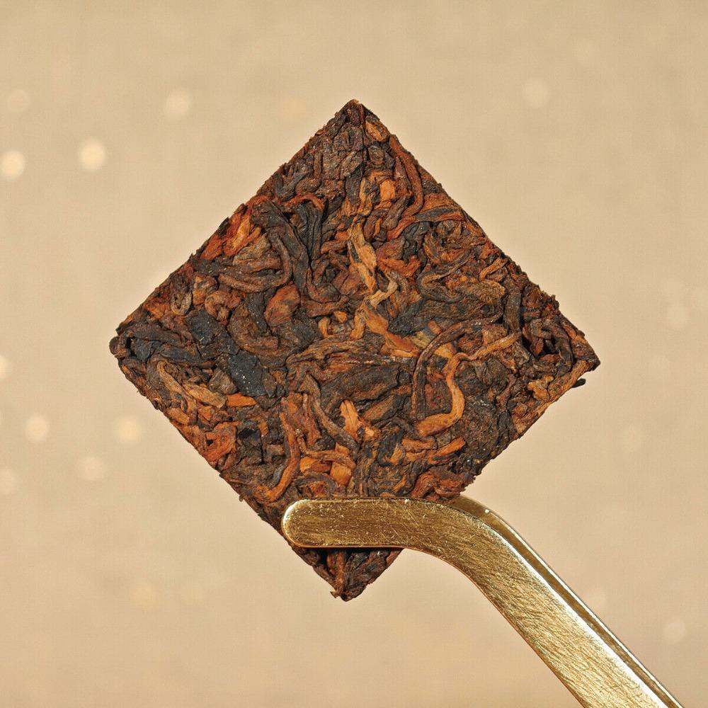 Yunnan Pu'er Tea – Old Banzhang Ripe, Jinhao Brown Mountain Palace, Small Square