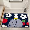 Cartoon Bunny Rabbit kawaii funny M-Miffy Home Bed Rug Kitchen Bath Floormat Hallway Balcony Carpet Entrance Doormat hogar Decor