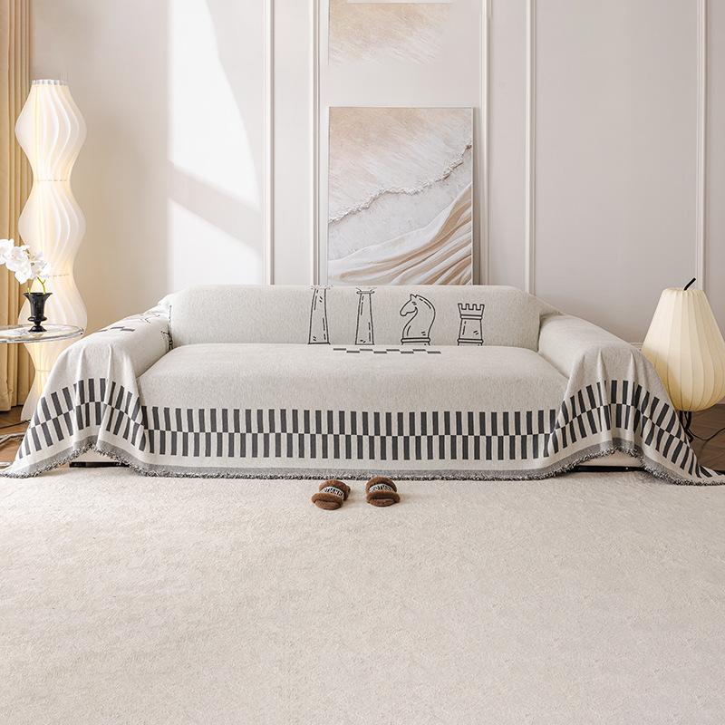 Chenille Sofa Towel Cover Cloth Simple Modern All-Inclusive Sofa Cushion Cover Towel Single Double Four Seasons Universal Blanket