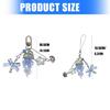 Shimmering Jellyfish Charm Clear Phone Lanyard Portable Keychain Versatile Bag Ornament Accessory Alloy Gift Item