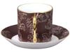 Okura Touen [Okura Touen x Chiso] Silent Garden Cup & Saucer, Coffee/Tea, Approx. 170cc, Made in Japan, 85C/C307