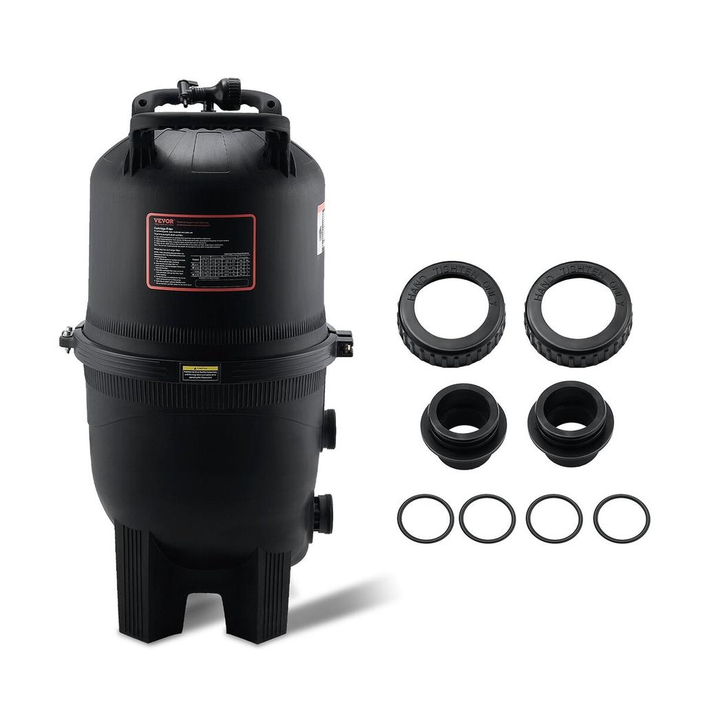 Cartridge Pool Filter, 40 Sq.m Filter Area Inground Pool Filter, Above Ground Swimming Pool Filtration Filter System with Upgrade Filter &Leak-proof,