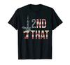 USA Flag Patriotic Pro Gun AR-15 I 2nd That Second Amendment T-Shirt