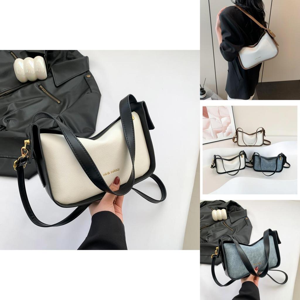 Chic Street Style Shoulder Bag Women's Trendy Retro Underarm Bag 2024 Spring New