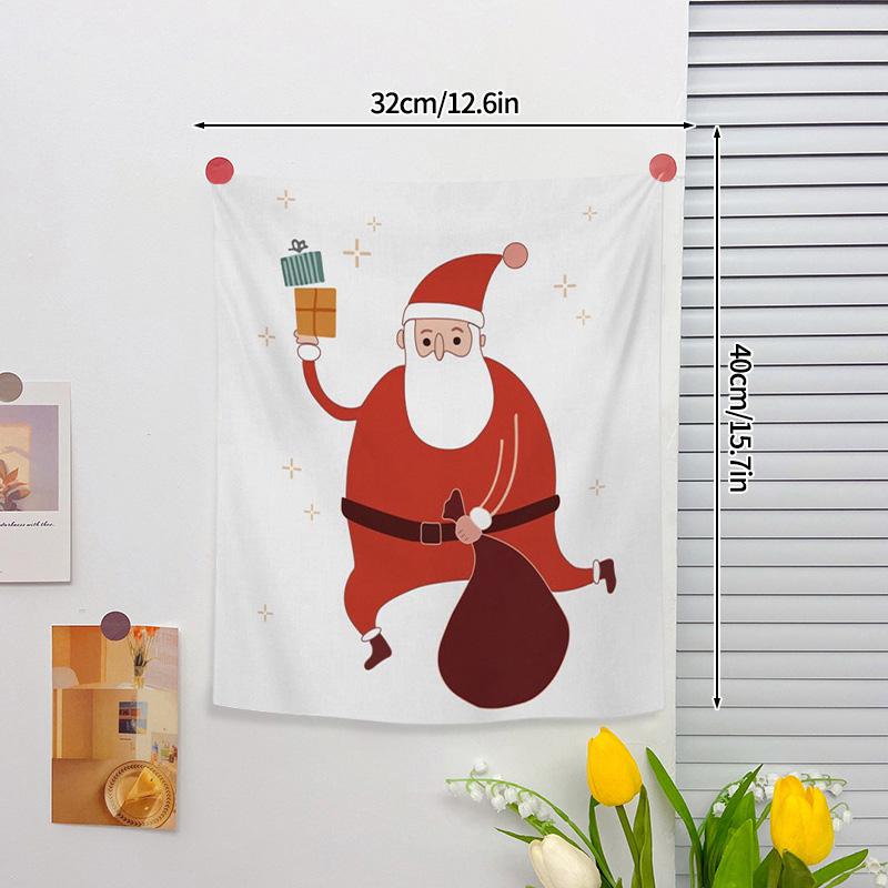 Christmas Hanging Cloth Wall Tapestry Accessorie Home Decoration Christmas New Year Decoration Room Aesthetic Accessories