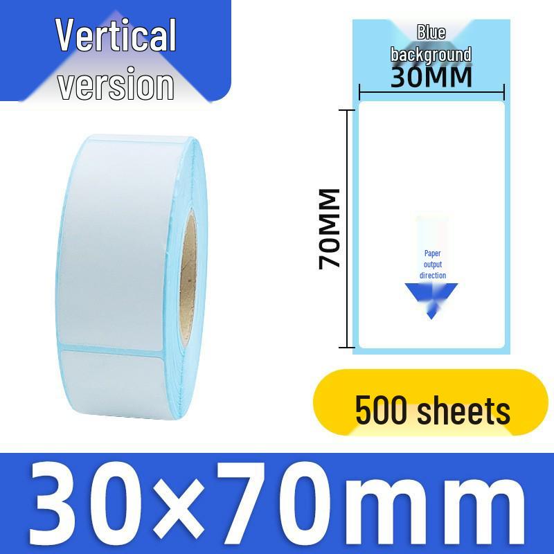 Self-Adhesive Thermal Barcode Stickers for Milk Tea & Supermarket Scale