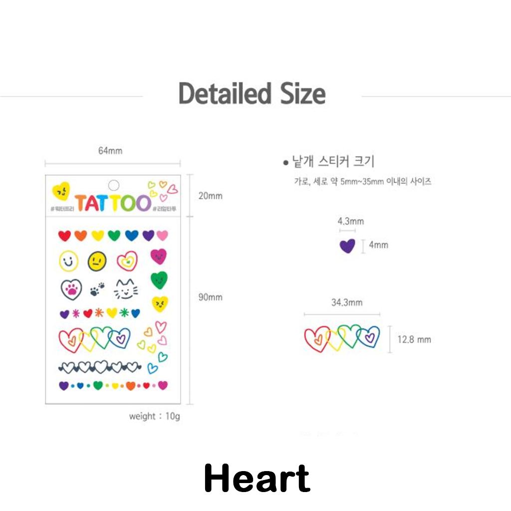 Petit Fancy Tattoo Sticker (23 Options)