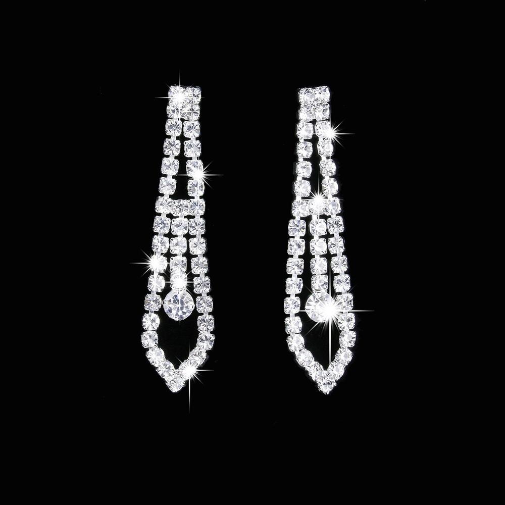 Accessories, Jewelry Wedding Dress Women'S Accessories Sparkling Rhinestone Necklace Earring Cover