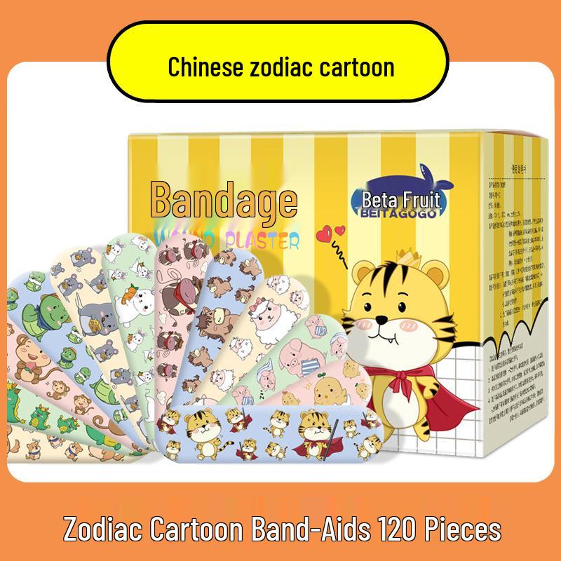 פלסטרים מצוירים עמידים במים ונושמים לילדים – דבק רפואי שקוף, עוצרי דימום, מונעי שפשוף בכף הרגל.