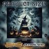 7 X 8 Ft Halloween Garage Door Cover Decorations Witch Cauldron Banner Hanging H