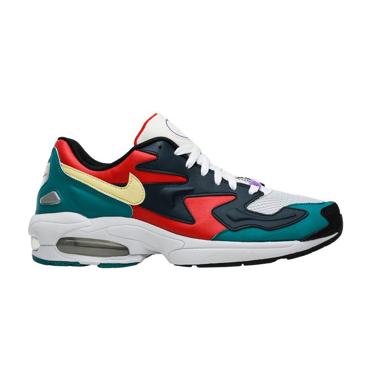 Nike Air Max2 Light Habanero Red Navy Emerald 36
