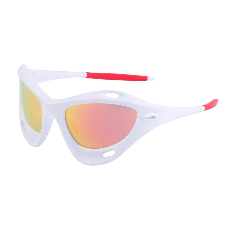 New European and American Personalized Windproof Sunglasses for Women Y2K Cat Eye Sports Cycling Sunglasses for Men