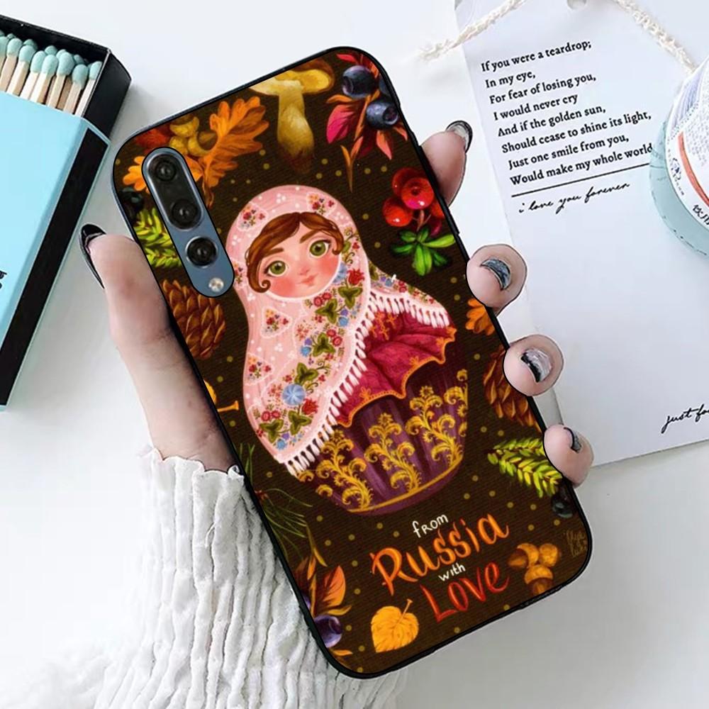 Russian Dolls Matryoshka Phone Case For Huawei P 8 9 10 20 30 40 50 Pro Lite Psmart Honor 10 Lite 70 Mate 20lite