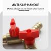 Brass Y 3 Way Shut Off Ball Valve with 8mm 10mm Hose Barb Connector for Water Air Control System Leakproof Design