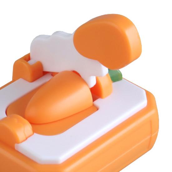 Mini Gulerodssnitter Fidget Nøglering Stresslindring Tegneserie Majssnitter Nøglering Rygsæk Hængende Dekoration Taske Vedhæng Pung Vedhæng