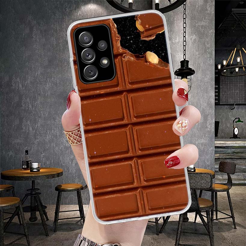

Chocolate Nutella Phone Case For Samsung Galaxy A13 A14 A15 A16 A17 A53 A54 A55 A56 A57 A33 A34 A35 A36 A37 A23 A24 A25 A26 Gala Samsung A55
