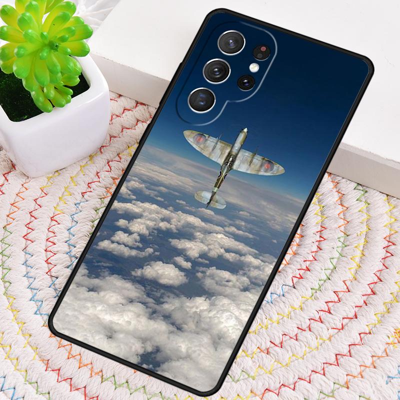 Spitfires Militärisches TPU-Handyhülle Für Samsung Galaxy note 10 pro S26 S25 S24 S23 S22 Ultra Plus S21 FE S20 Stoßfeste Hülle