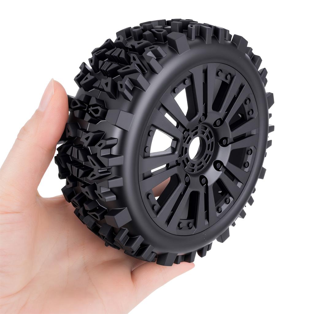 4pcs 121*43mm 1/8 RC Car Off-Road Buggy Tire 17mm Hex for ARRMA Typhon Talion Traxxas Redcat Team Losi Kyosho HPI HSP VRX