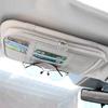 SGJPH1 Car Visor Organizer Storage Holder Small Change Storage Box Sunglasses Stowing Tidying Bag for Tesla Model 3 Y X S Accessories
