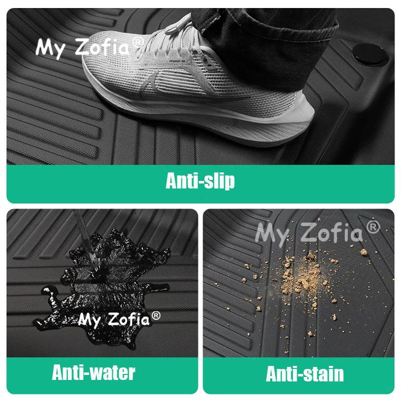 Full Waterproof TPE Car Floor Mats Custom Fit Auto Foot Pads Carpet Interior Modification Accessories For Zeekr X 2026 2027