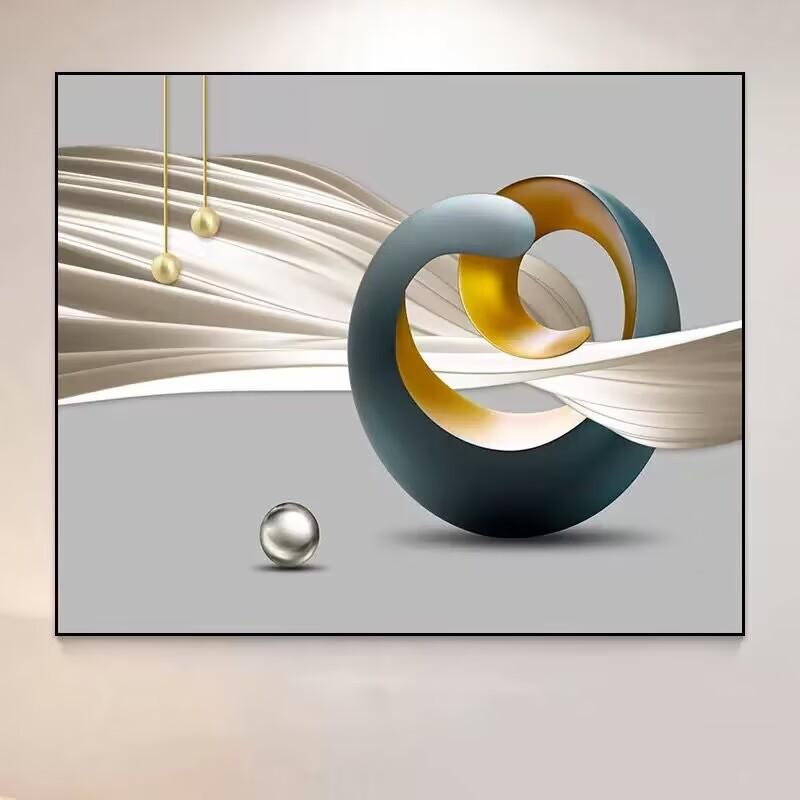Modern Minimalist Decorative Cover for Electrical Switch & Meter Box - Wall Art for Restaurant