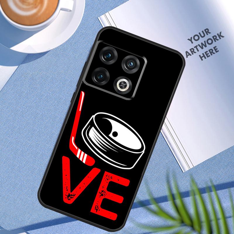 Ice Hockey Player Case For OnePlus 12 12R 11 9 10 Pro 10R 9R 8T 10T Nord 3 CE 2 Lite 2T CE4 N10 N20 N30 Cover