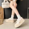Double shoes snow boots women's new outer wear thick-soled heightening plush shoes cotton shoes
