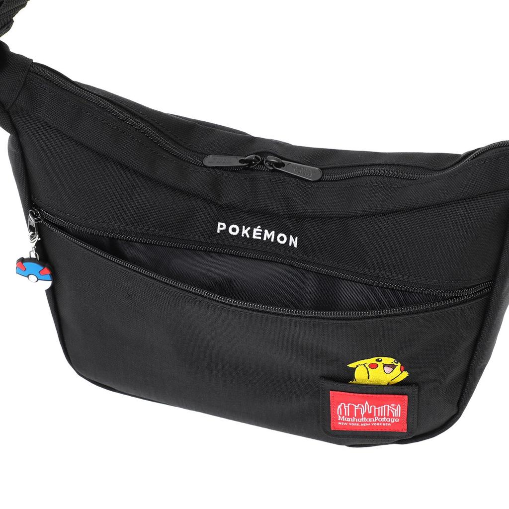 Manhattan Portage MP2409PKMN25 Duet Shoulder Bag, Pokemon 25, Black