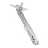 Aircraft Wind Sculpture Wind Powered Rotate Stainless Steel Airplane Windmill Easy Assemble Metal