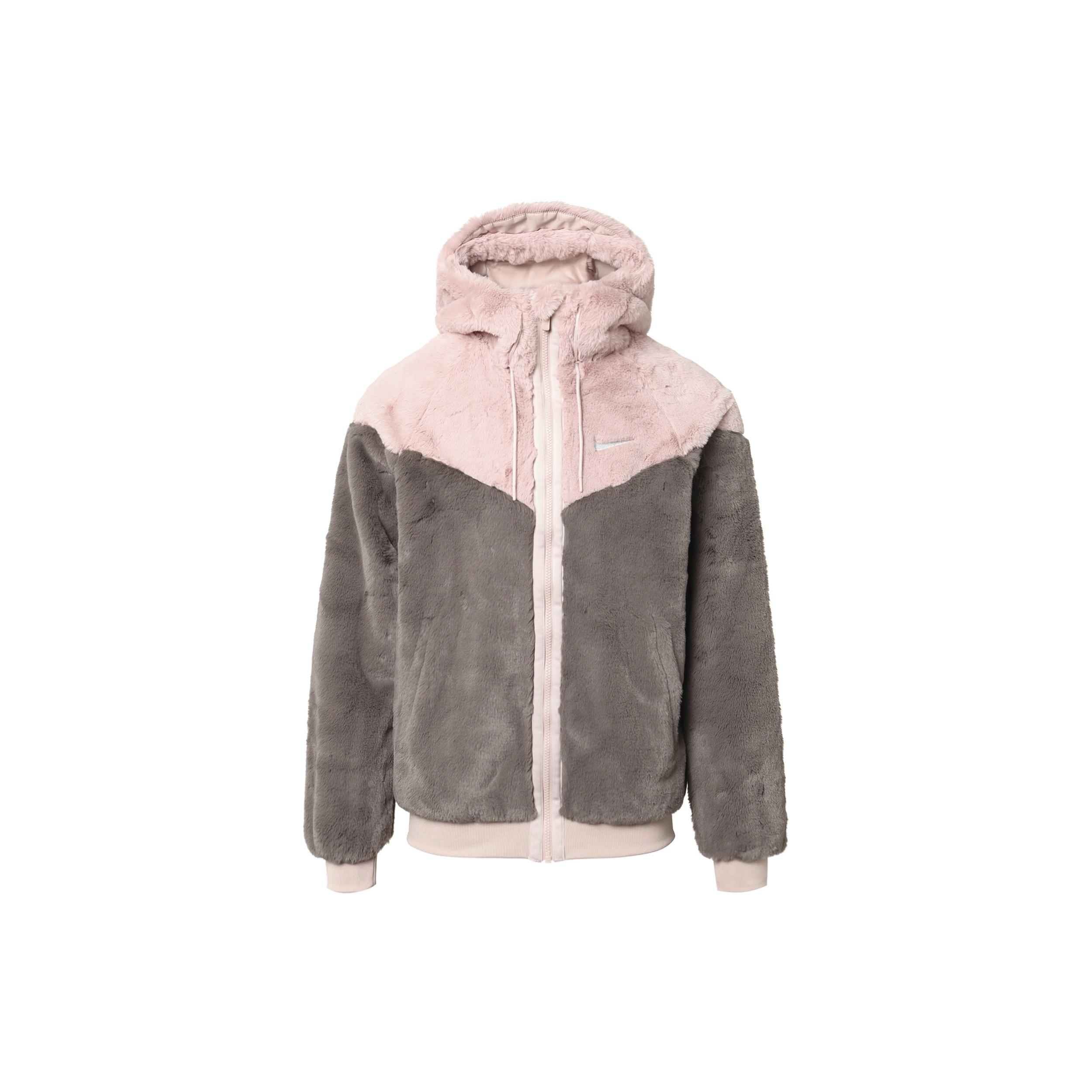 Men s Nike Sportswear Windrunner Drawstring Fleece Stay Warm Colorblock Logo Hooded Jacket DH6683-289 XL