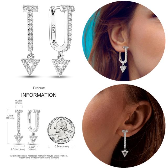 Orecchini Donna Argento 925 Con Zirconia | Gioielli Di Alta Qualità, Regalo Elegante