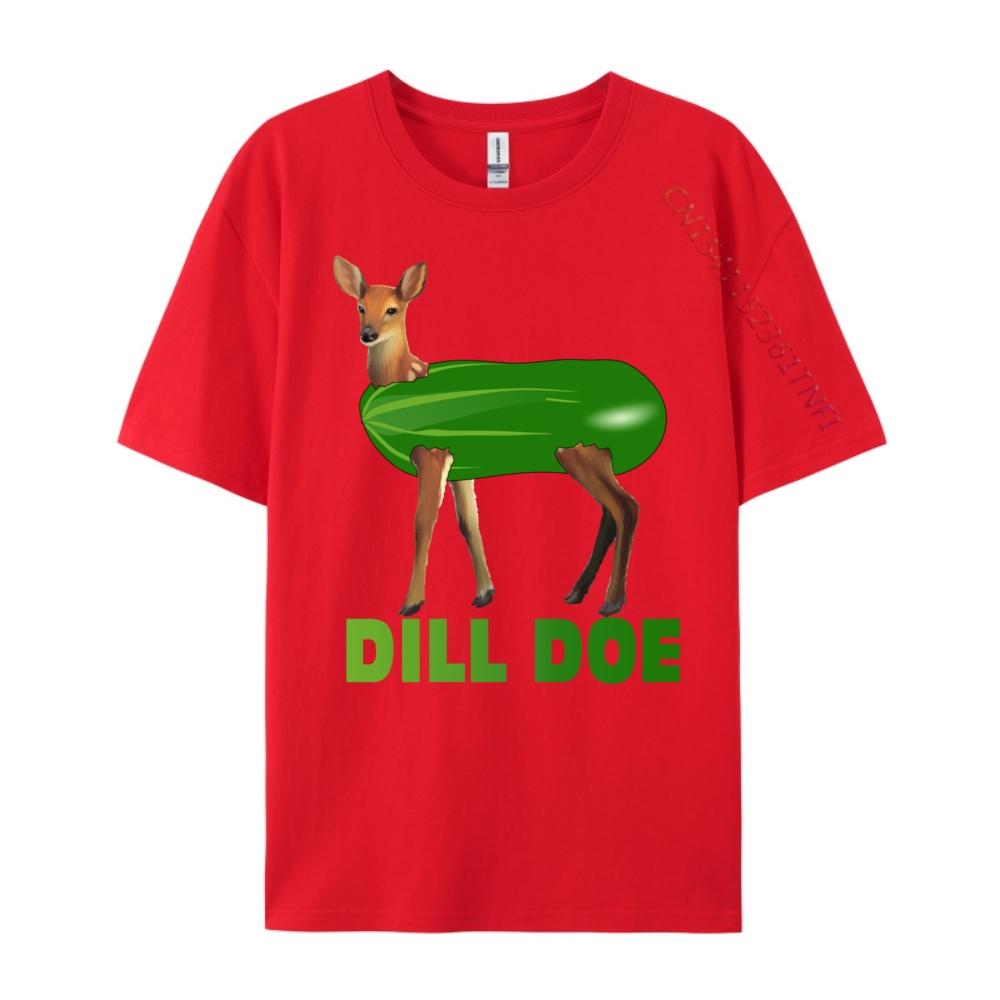 Dill Doe Humor Nature Deer Redneck Graphic Tee Shirt Mans T Shirt Men New Years Eve S