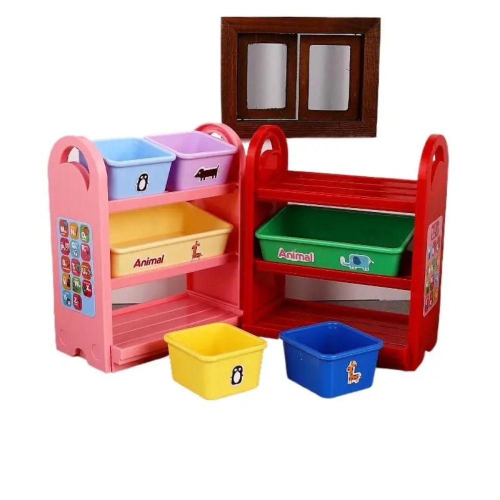1/6 Scale Dollhouse Miniature Storage Rack Doll Scene Decoration Toy  Miniature Display